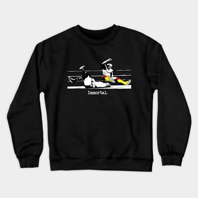 Immortal (white font) Crewneck Sweatshirt by BradyRain